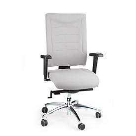 Schäfer Shop Select Bureaustoel SSI PROLINE P3+, synchroonmechanisme, zonder armleuningen, lendenwervelsteun, 3D-zitgewricht, grijs