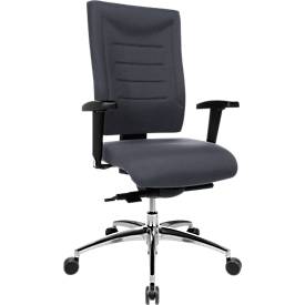 Schäfer Shop Select Bureaustoel SSI PROLINE P3+, synchroonmechanisme, zonder armleuningen, lendenwervelsteun, 3D-zitgewricht, antraciet