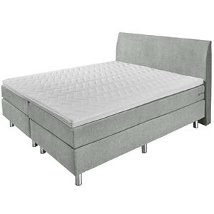 ERWIN M. Hotelbed Standard Meubelstof, glad hoofdbord; 180x200x58 cm (BxLxH); grijs; medium