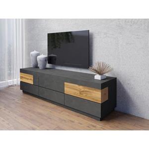 Helvetia Meble Tv-meubel Silke Breedte 206 cm, hoogglansfronten