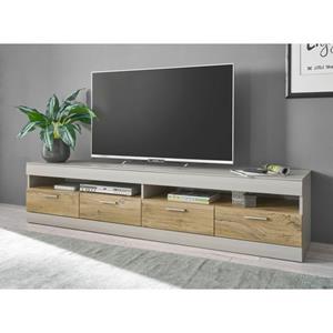 INOSIGN Tv-meubel SCARA met applicatie tineiken decor, breedte 200 cm, met soft-closefunctie
