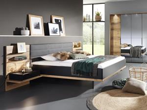 TotaalBED Ledikant Oviedo met nachtkastjes | 160x200 |  2-persoons bed
