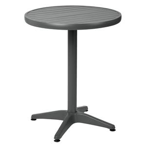 Vega Aluminium tafel Malvena rond; 72x60 cm (HxØ); antraciet; rond
