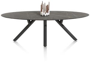 Minato eetkamertafel - ellips - 240x110cm - onyx