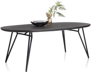 Vik eetkamertafel - ovaal - 220 x 120 cm - onyx