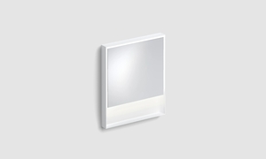 Clou Look at Me spiegel met LED-verlichting 70x80cm wit mat