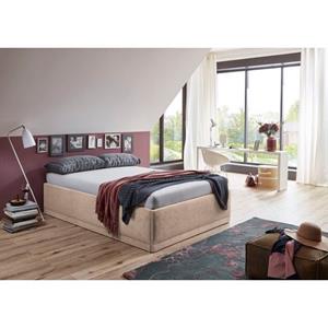 Westfalia Schlafkomfort Polsterbett "Texel", Komforthöhe mit Zierkissen, Bettkasten bei Ausführung mit Matratze