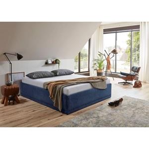 Westfalia Schlafkomfort Polsterbett "Texel", Standardhöhe mit Zierkissen, Bettkasten bei Ausführung mit Matratze