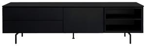 Tenzo Plain Tv-meubel 210 Cm - Zwart