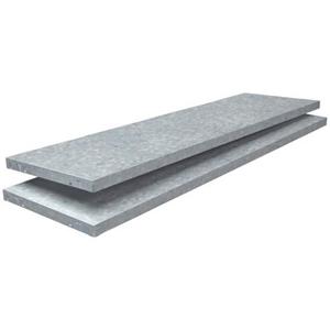SCHULTE Regalwelt Kastelement Montagesysteem plank PowerMax 2 stuks verzinkt, 1200x350 mm