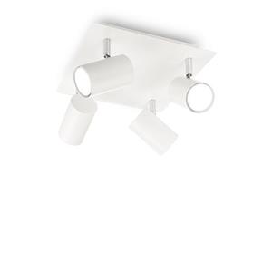 Ideal Lux  Spot - Plafondlamp - Metaal - Gu10 - Wit
