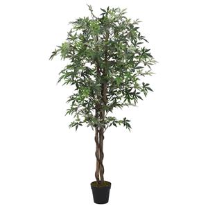 VidaXL Kunstplant esdoornboom 336 bladeren 120 cm groen