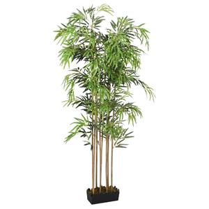 VidaXL Kunstplant bamboe 500 bladeren 80 cm groen