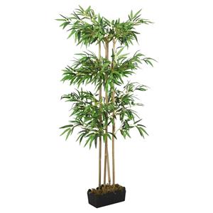 VidaXL Kunstplant bamboe 988 bladeren 150 cm groen