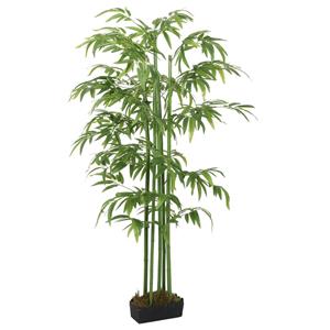 VidaXL Kunstplant bamboe 576 bladeren 150 cm groen