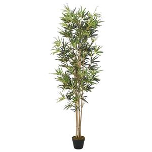 bonnevie Bambusbaum Künstlich 1104 Blätter 180 cm Grün vidaXL603363