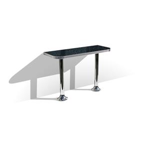 Fiftiesstore Bel Air Retro Wall table WO24-TB103 Blackstone-Hout