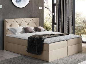 Mobistoxx Boxspring CRYSTALO 160x200 cm beige