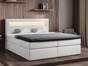 Mobistoxx Boxspring KILOUATO 160x200 cm wit