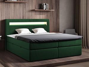 Mobistoxx Boxspring KILOUATO 160x200 cm groen