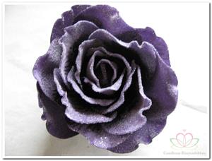 Decoflorall foam Rose Sophie 15cm. snow Purple Doos12 voordeelpak