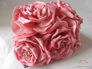 Decoflorall Wild Rose 10 cm. Roze / bundel op=op Wild Rose