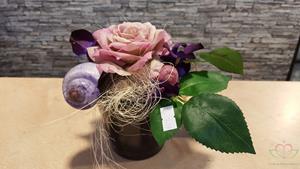 Decoflorall Roos BEAUTY Mauve Roos knop