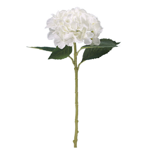 Decoflorall Hortensia Hydrangea Ivoorwit 51cm. Hortensia