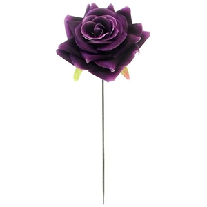 Decoflorall 25 cm. Single Diamondrose PURPLE Paars DOOS48 st Flowerwall bruidsboeket