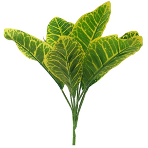 Decoflorall Botanicalstyle TROPICAL BUSH GREEN/YELLOW botanical