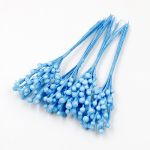 Decoflorall Foamstem foamtakje 15 cm bundel 10st  Blauw voor corsages en inpakken