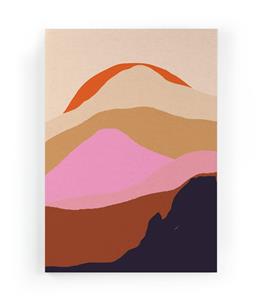 Wanddecoratie Mountain Sunset |