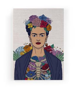 Wanddecoratie Frida Kahlo Flowers |