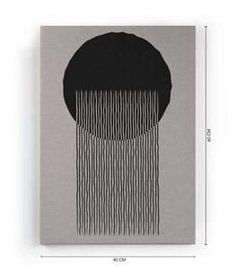 Wanddecoratie Geometric Black |