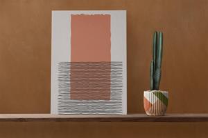 Wanddecoratie Geometric Sand |