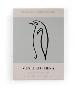 Wanddecoratie Picasso Penguin |