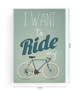 Wanddecoratie Ride |