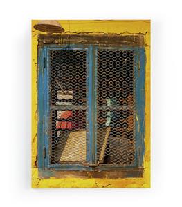 Wanddecoratie Yellow Frame |