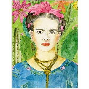 Artland Artprint Frida Kahlo II als artprint van aluminium, artprint voor buiten, artprint op linnen, poster, muursticker