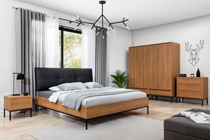WOONENZO Complete slaapkamer Karmel (160 cm)