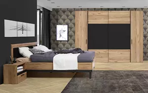 WOONENZO Complete slaapkamer Dalate (160 cm)