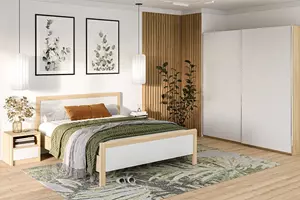 WOONENZO Complete slaapkamer Londen (140 cm)