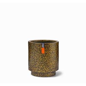 Capi Europe Vaas cilinder Terrazzo Gold - 19x21 - Goud
