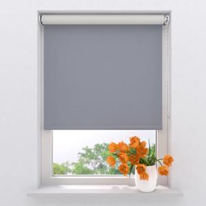 Raamdecoratie.com Rolgordijn Easy Verduisterend - Steel Grey - 80 X 190 Cm