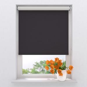 Raamdecoratie.com Rolgordijn Easy Verduisterend - Black - 110 X 190 Cm