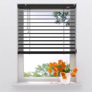 Raamdecoratie.com Aluminium Jaloezie Easy Matte - 50 Mm - Black - 100 X 180