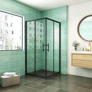 AICA Sanitaire Aica Inloopdouche 80x80cm 6mm Helder Veiligheidsglas + Antikalk Ci88