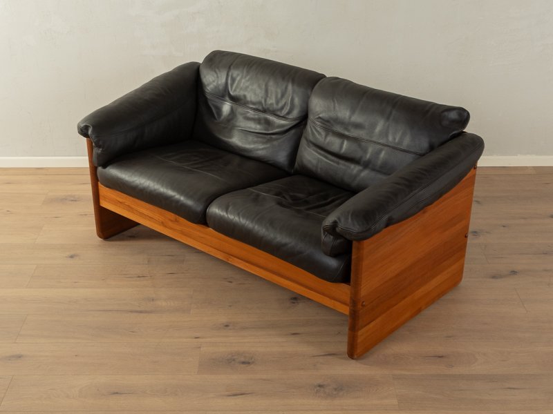 Whoppah 1960s sofa, Mikael Laursen Leather/Wood - Tweedehands