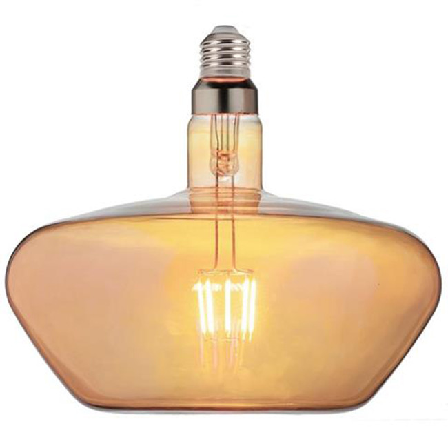 BES LED LED Lamp - Design - Gonza - E27 Fitting - Amber - 8W - Warm Wit 2200K