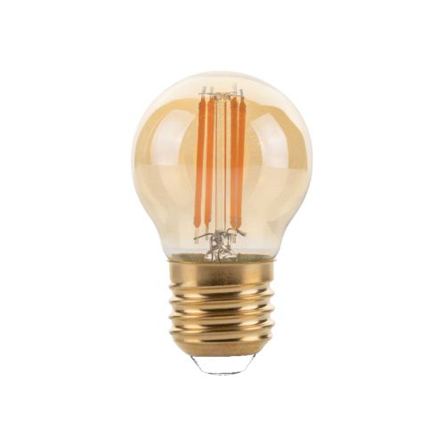 Qualedy LED E27-G45 Filamentlamp 4 Watt - 2700K - Dimbaar - Amber